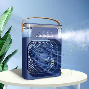 Portable Air Conditioner Fan Usb Electric Fan With Led Night Light, Fine