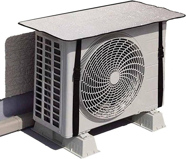 Ac Outdoor Unit Protector Heat Insulation Sunlight Shade Protector From Dust With Adjustable Buckle Rain Cover Air Conditioner Cover